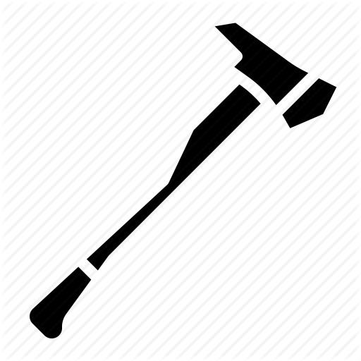 Axe, Destroy, Equipment, Fire, Firefighting Icon