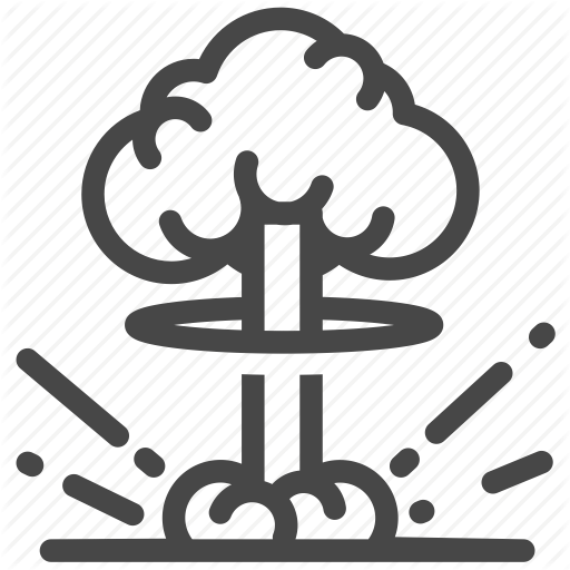 Battle, Bomb, Destroy, Military, Nuclear, War, Warfare Icon