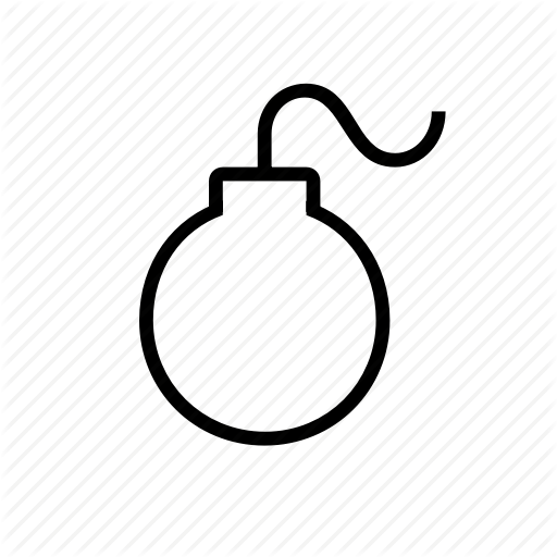 Bomb, Danger, Destroy, Explosion Icon