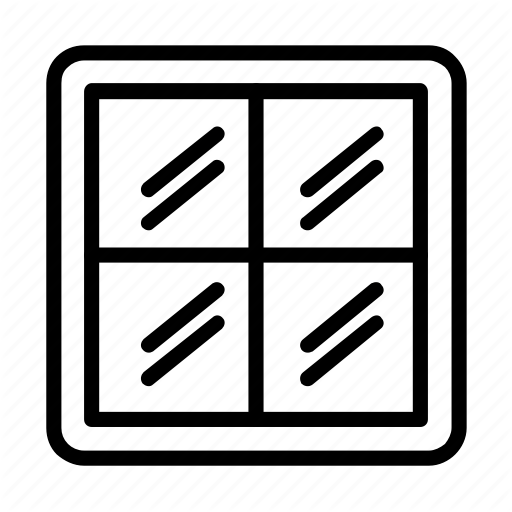Glasses, Home, Ventilation, Window Icon