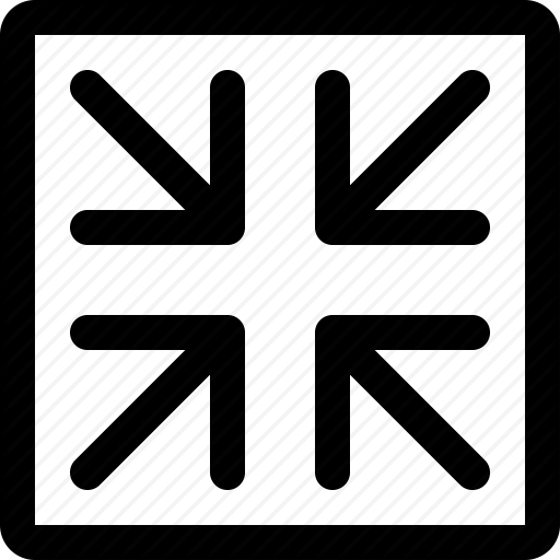 Increase, Increased, Reduce, Resize, Screen, Size, Square Icon