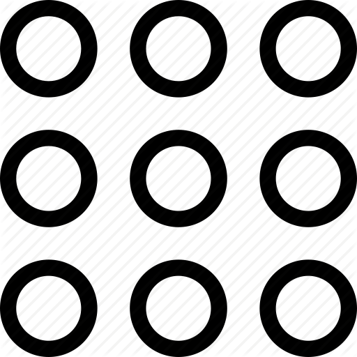 Ball, Circles, Dot, Many Icon