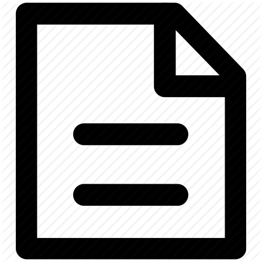 Document, Draft, File, Note, Sheet, Text Icon