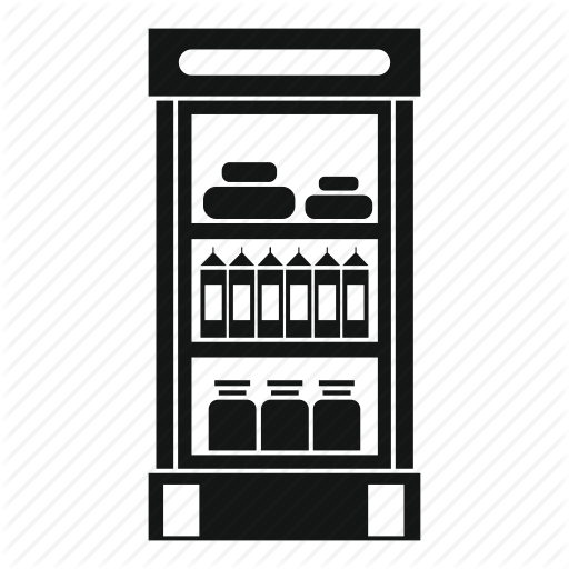 Food, Fridge, Grocery, Shelf, Shop, Store, Supermarket Icon