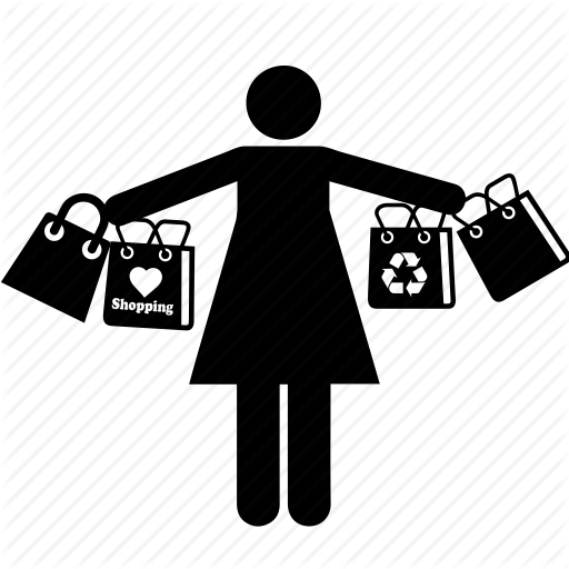 Bags, Business, Girl, Mall, People, Shopper, Shopping Icon