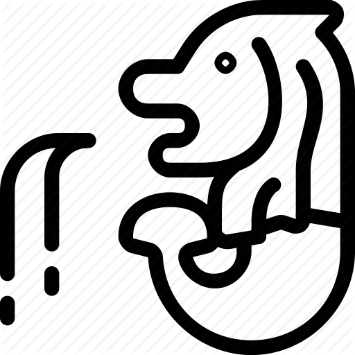 Landmark, Merlion, Singapore, Statue Icon