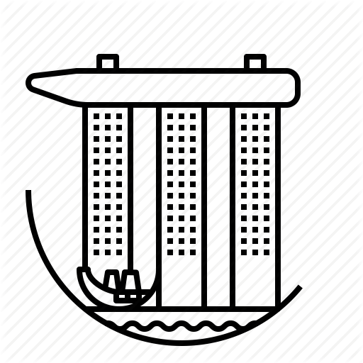 Building, Landmark, Singapore, Tower Icon