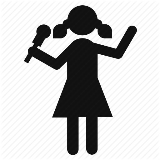 Activity, Girl, People, Profession, Singer, Stand Up, Woman Icon