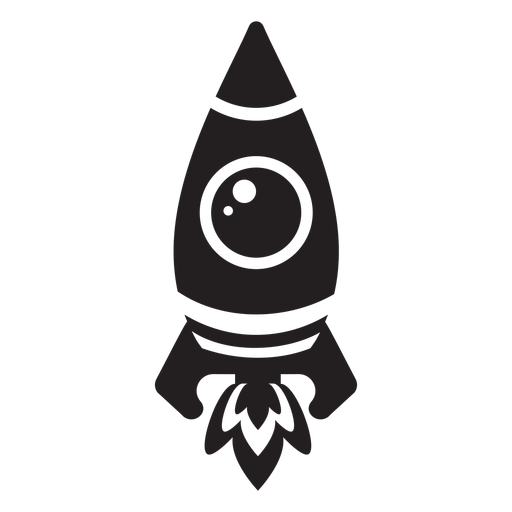 Space Rocket Kids Flat Icon