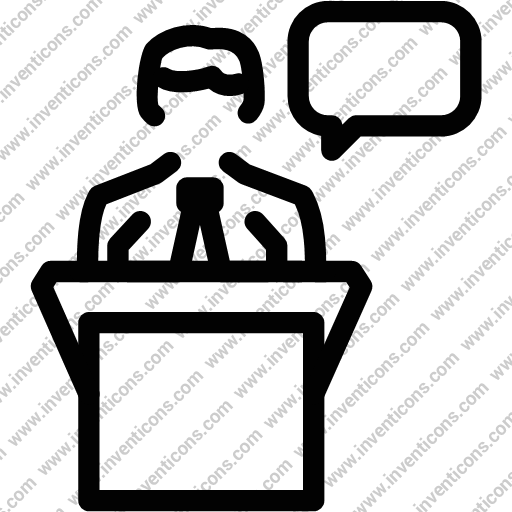 Download Deputy,politician,presentation,speech Icon Inventicons