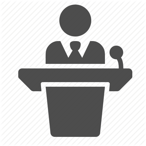 Businessman, Conference, Interview, Lecture, Podium, Public