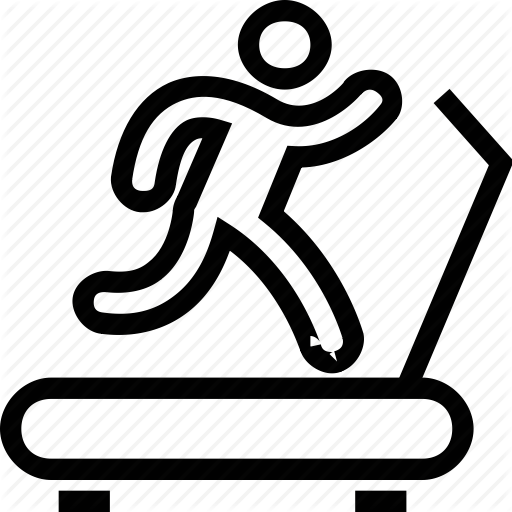 Gym, Sports, Sports Club, Training, Treadmill Icon