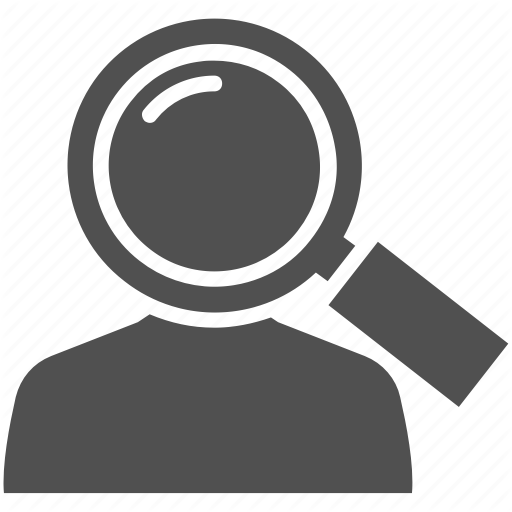 Find Person, Find User, Magnifier, Search Person, User Search Icon
