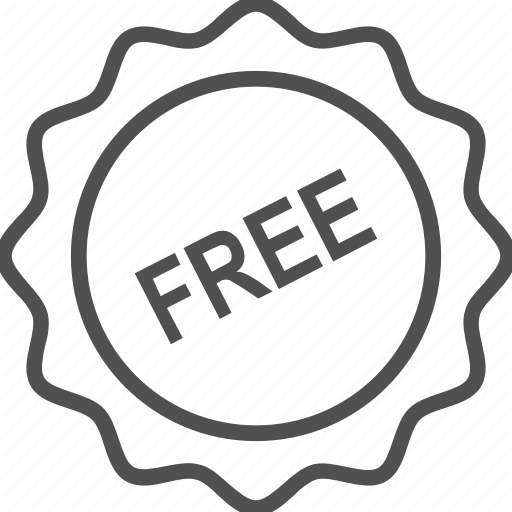 Free, Free Badge, Offer, Sticker Icon