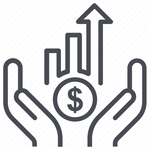 Analytics, Career, Coin, Dollar, Growth Icon