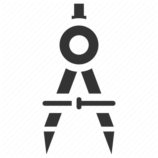 Compass, Divider, Drawing, Geometrical Compass, Geometry Tool Icon