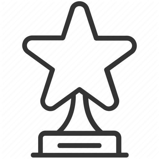 Award, Prize, Star Trophy, Trophy, Winner Icon
