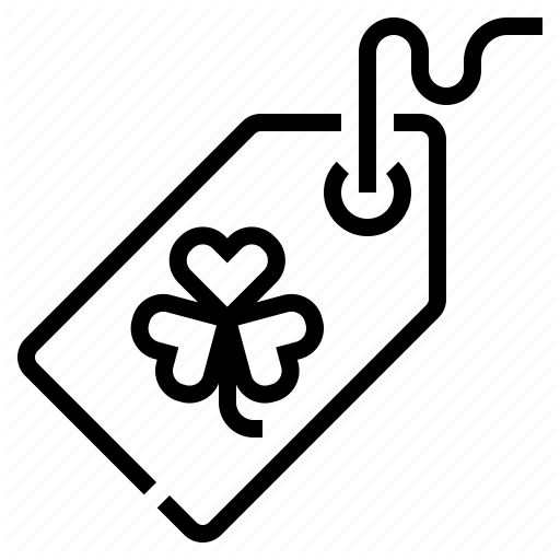 Clover, Discount, Green, Price, St Patrick, Tag Icon