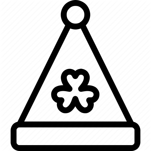 Clover, Hat, Party, St Patrick's Day Icon