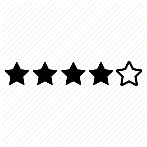 Badges, Four, Rating, Star, Votes Icon