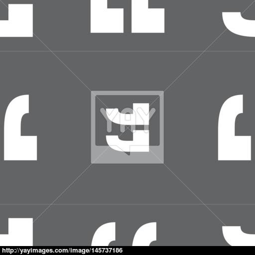 Quote Sign Icon Quotation Mark Symbol Double Quotes