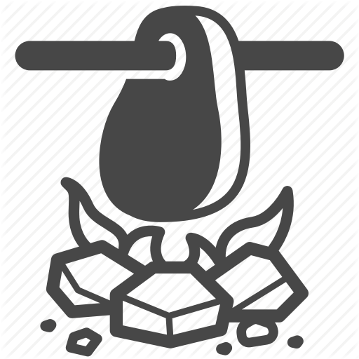 Caveman, Food, Meal, Meat, Prehistoric, Stone Age Icon