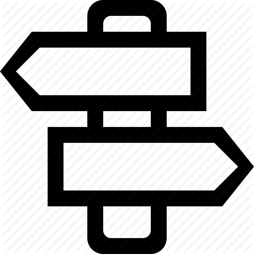 Direction, Environment, Sign, Street Icon