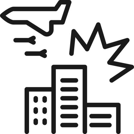 Strike, Bombing, Air Icon