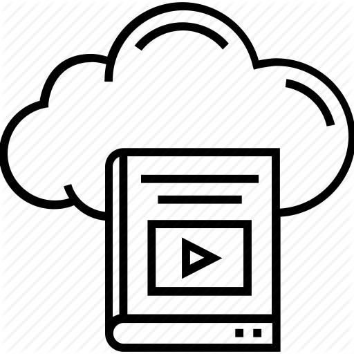 Digital Library, Library, Online, Online Learning, Online Study Icon