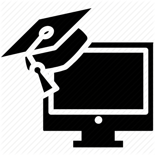 Graduation, Online Education, Online Graduation, Online Study Icon