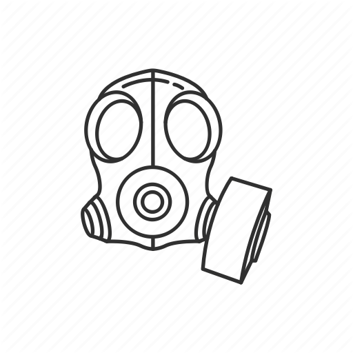 Gas Mask, Gasmask, Headgear, Helmet, Mask, Military, Soldier Icon