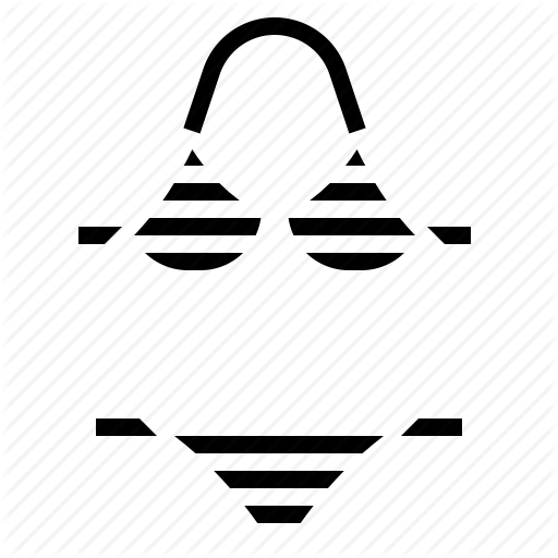 Bikini, Suite, Summer, Swimming Icon