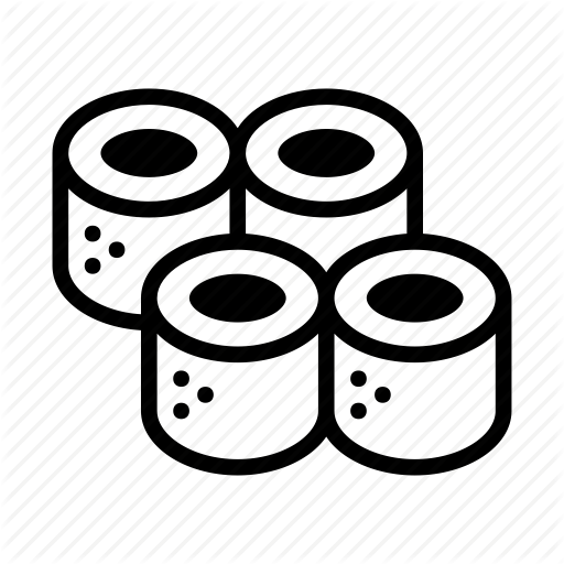 Oriental, Roll, Sushi Icon