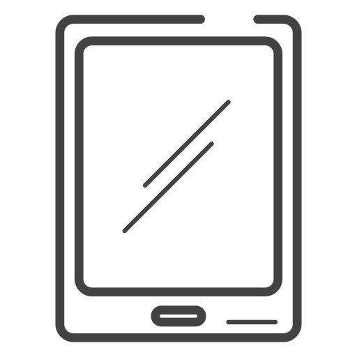 Gaming Tablet Stroke Icon