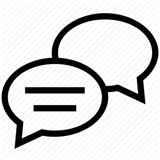 Chat, Comments, Discussion, Speech Bubbles Icon, Talk Icon
