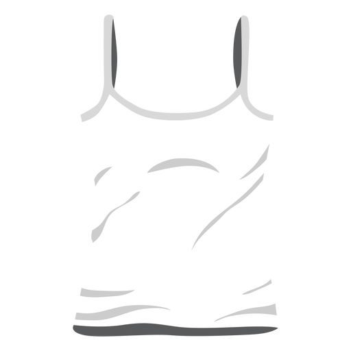 White Ladies Tank Top Icon