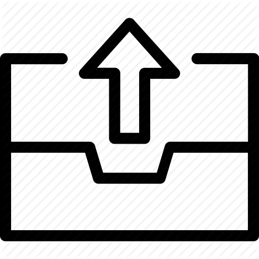 Box, Not, Out, Outbox, Sent, Temporary Icon