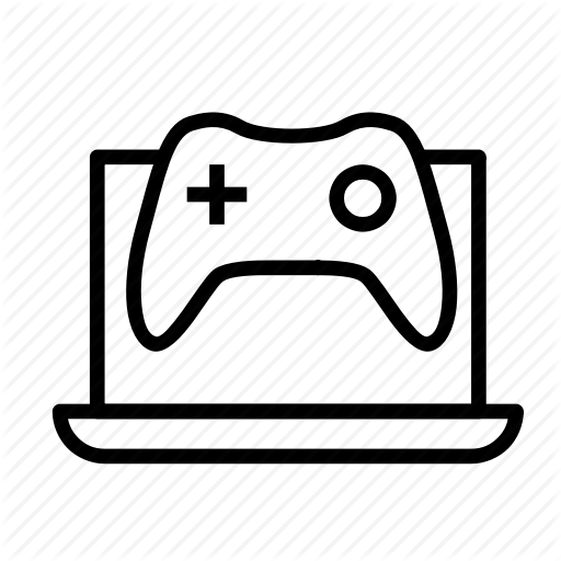 Entertainment, Freetime, Fun, Game, Gaming, Laptop Icon