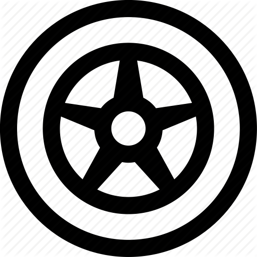 Car, Tire, Vehicle, Wheel Icon