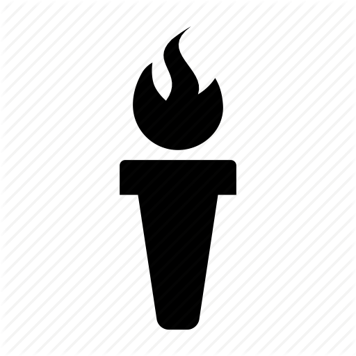 Burn, Flame, Light, Olimpics, Torch Icon