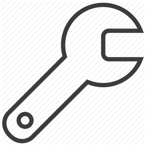 Construction, Repair, Wrench Icon