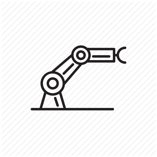 Automation, Industrial, Robotics, Technology Icon