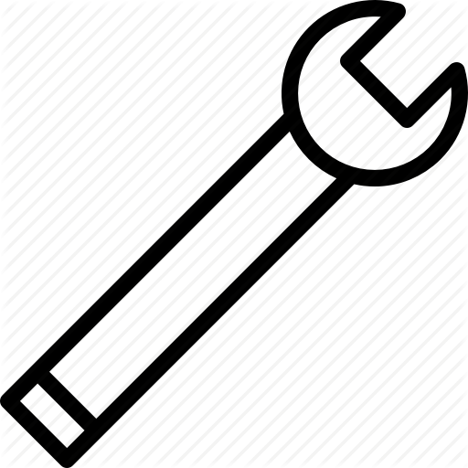 Construction, Metal, Tool, Wrench Icon