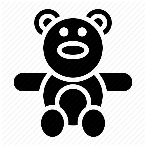 Baby, Bear, Teddy, Toy Icon