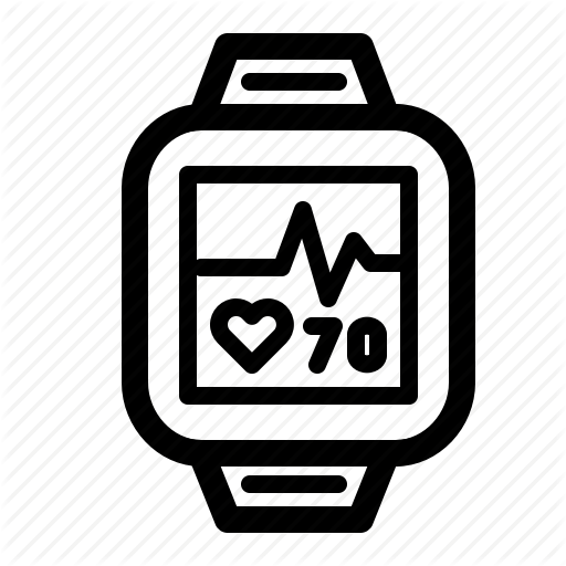 Fitness, Pulse, Pulsometer, Smartwatch, Tracker, Watch Icon