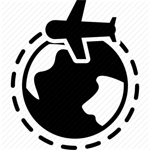 Aeroplane, Explore, Flight, Plane, Travel, Trip, World Icon