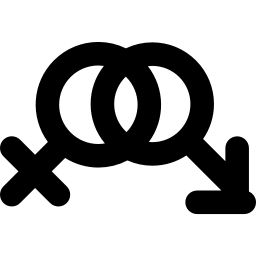 Male And Female Signs Union Icons Free Download