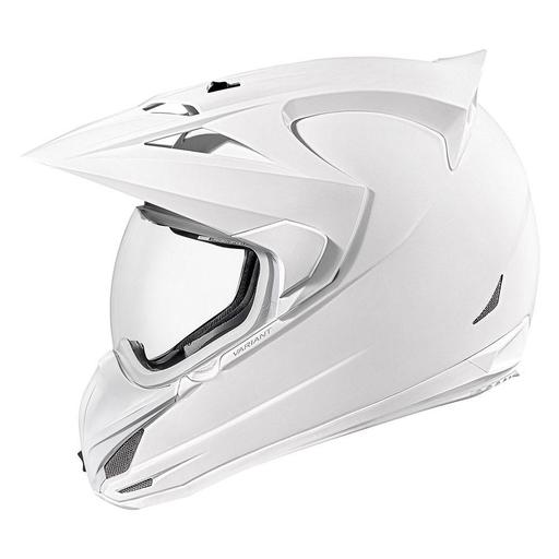 Icon Variant Helmet In Gloss White Hfx Motorsports