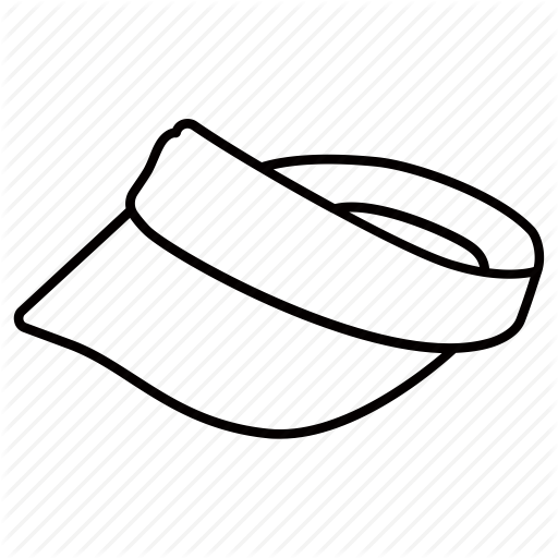 Cap, Golf, Hat, Headwear, Sun, Tennis, Visor Icon