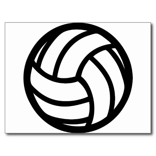 Black Volleyball Icon